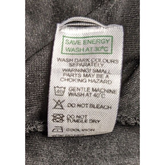 Women's RT Black Velvet Bodysuit made in South Africa Size Small/Medium - Picture 9 of 9